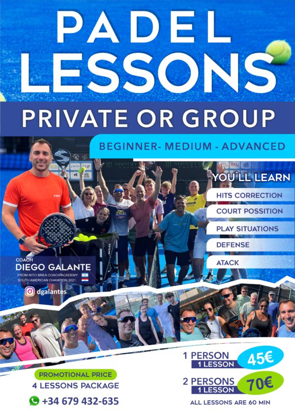 PADEL LESSONS